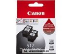   Canon PG-512 Bk fekete dupla tintapatron /2969B010/, 2x15 ml | eredeti termék