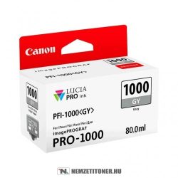 Canon PFI-1000 GY szürke tintapatron /0552C001/, 80 ml | eredeti termék