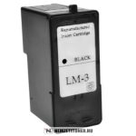   Lexmark 18C1530E Bk fekete #No.3 tintapatron, 21 ml | utángyártott import termék