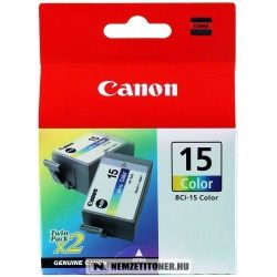 Canon BCI-15 C színes tintapatron /8191A002/, 7,5 ml | eredeti termék