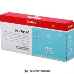 Canon PFI-701 PC fényes ciánkék tintapatron /0904B001/, 700 ml | eredeti termék