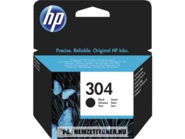 HP N9K06AE Bk fekete #No.304 tintapatron, 4 ml | eredeti termék