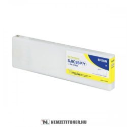 Epson ColorWorks C7500 Y sárga tintapatron /C33S020621, SJIC-26P/, 294,3 ml | eredeti termék