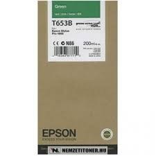 Epson T653B G zöld tintapatron /C13T653B00/, 200ml | eredeti termék