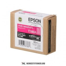 Epson T580A VM Vivid magenta tintapatron /C13T580A00/, 80ml | eredeti termék
