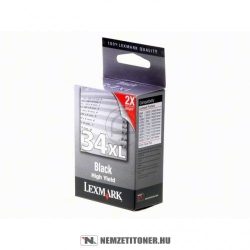 Lexmark 18C0034E Bk fekete #No.34XL tintapatron, 23,9 ml | eredeti termék
