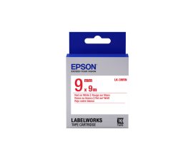 EPSON LK-3WRN RED/WHITE 9MM SZALAG (9M)