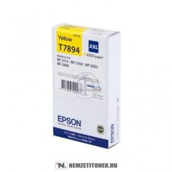 Epson T7894 XXL Y sárga tintapatron /C13T789440/, 34,2ml | eredeti termék