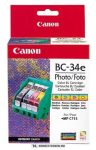   Canon BC-34E fotó színes fej+tintapatron /4612A002/, 4x13 ml | eredeti termék
