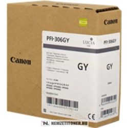 Canon PFI-306 GY szürke tintapatron /6666B001/, 330 ml | eredeti termék