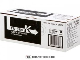Kyocera TK-580 K fekete toner /1T02KT0NL0/, 3.500 oldal | eredeti termék