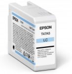   Epson T47A5 LC - világos ciánkék tintapatron /C13T47A500/, 50ml | eredeti termék