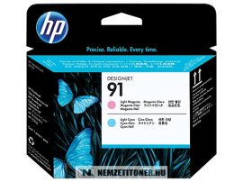 HP C9462A világos magenta + világos ciánkék nyomtatófej /No.91/ | eredeti termék