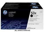   HP Q7553XD - 53XD - fekete toner duopack, 2x7.000 oldal | eredeti termék