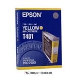   Epson T481 Y sárga tintapatron /C13T481011/, 110 ml | eredeti termék