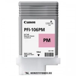 Canon PFI-106 PM fényes magenta tintapatron /6626B001/, 130 ml | eredeti termék