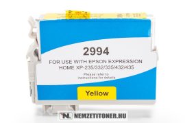 Epson T2994 XXL Y sárga tintapatron /C13T29944010/, 15ml | utángyártott import termék