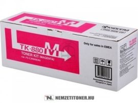 Kyocera TK-880 M magenta toner /1T02KABNL0/, 18.000 oldal | eredeti termék