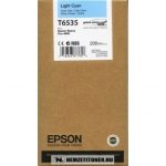   Epson T6535 LC világos ciánkék tintapatron /C13T653500/, 200ml | eredeti termék