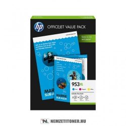 HP 1CC21AE CMY multipack #No.953XL tintapatron, 3x20,5 ml | eredeti termék