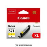   Canon CLI-571 Y sárga XL tintapatron /0334C001/, 11 ml | eredeti termék