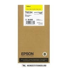 Epson T6534 Y sárga tintapatron /C13T653400/, 200ml | eredeti termék