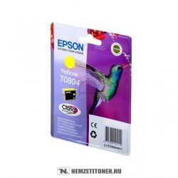 Epson T0804 Y sárga tintapatron /C13T08044011/, 7,4ml | eredeti termék