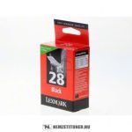   Lexmark 18C1428E Bk fekete #No.28 tintapatron, 21 ml | eredeti termék