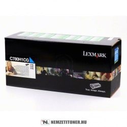 Lexmark C780, X782 C ciánkék toner /C780H1CG/, 10.000 oldal | eredeti termék