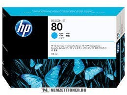 HP C4872A C ciánkék #No.80 tintapatron, 175 ml | eredeti termék