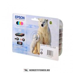 Epson T2616 multipack (T2601,2612,2613,2614 - C13T26164010) tintapatron, 6,2ml + 3x4,5ml | eredeti termék