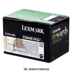 Lexmark C544, X544 Bk fekete XXL toner /C544X1KG/, 6.000 oldal | eredeti termék
