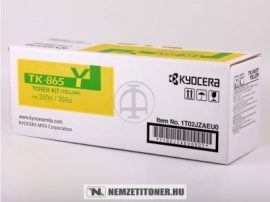 Kyocera TK-865 Y sárga toner /1T02JZAEU0/, 12.000 oldal | eredeti termék