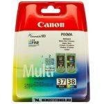   Canon PG-37 Bk fekete + CL-38 színes multipack tintapatron /2145B009/ | eredeti termék