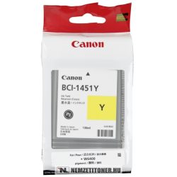 Canon BCI-1451 Y sárga tintapatron /0173B001/, 130 ml | eredeti termék