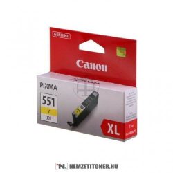 Canon CLI-551 Y sárga XL tintapatron /6446B001/, 11 ml | eredeti termék