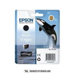Epson T7601 PBk fekete fotó tintapatron /C13T76014010/, 25,9ml | eredeti termék