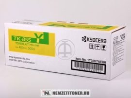 Kyocera TK-855 Y sárga toner /1T02H7AEU0/, 18.000 oldal | eredeti termék