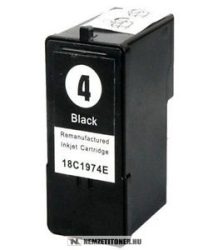 Lexmark 18C1974E Bk fekete #No.4 tintapatron, 21 ml | utángyártott import termék