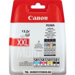   Canon CLI-581 XXL Bk,C,M,Y multipack tintapatron /1998C005/, 4x11,7 ml | eredeti termék