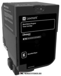 Lexmark CS 720 Bk fekete XL toner /74C2SKE/, 7.000 oldal | eredeti termék
