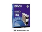   Epson T480 Bk fekete tintapatron /C13T480011/, 110 ml | eredeti termék