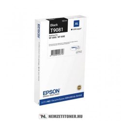 Epson T9081 Bk fekete XL tintapatron /C13T908140/, 100ml | eredeti termék