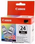   Canon BCI-24 Bk fekete DUPLA tintapatron /6881A009/, 2x9 ml | eredeti termék