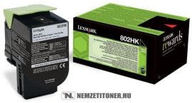 Lexmark CX 410, 510 Bk fekete XXL toner /80C2HK0, 802HK/, 4.000 oldal | eredeti termék