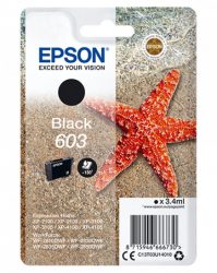 Epson T03U1 Bk - fekete tintapatron /C13T03U140010, 603/, 3,4ml | eredeti termék