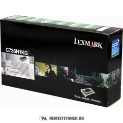 Lexmark C736, X736, X738 Bk fekete toner /C736H1KG/, 12.000 oldal | eredeti termék