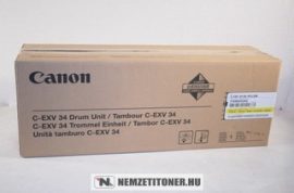 Canon C-EXV 34 Y sárga dobegység /3789B003/, 36.000 oldal | eredeti termék