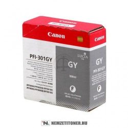 Canon PFI-301 GY szürke tintapatron /1495B001/, 330 ml | eredeti termék