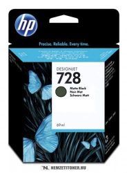 HP F9J64A MBk matt fekete  #No.728 tintapatron, 40 ml | eredeti termék